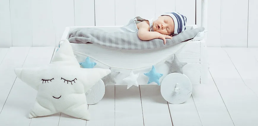 projektor über dem babybett